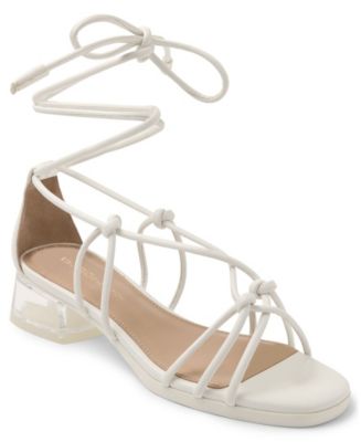 alana tie up geo heel sandals created for macy's