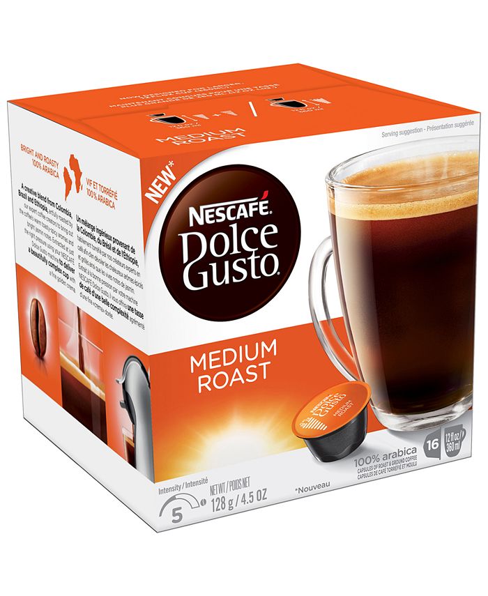 SnackBoxPros NESCAFE Dolce Gusto Coffee Medium Roast Capsules Macy's