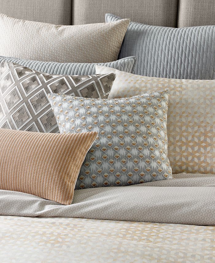 Hotel Collection CLOSEOUT! Bedford Geo Comforter, Full/Queen, Created