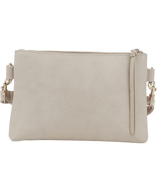 kensie Women's Whipstitch Fashion Crossbody Bag & Reviews - Handbags ...