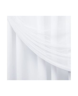 Curtains Catarina Layered Solid Blackout and Sheer Grommet Top Curtain Panel Pair, Set of 2