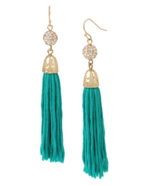 image of Jessica Simpson Tassel Drop Earrings
