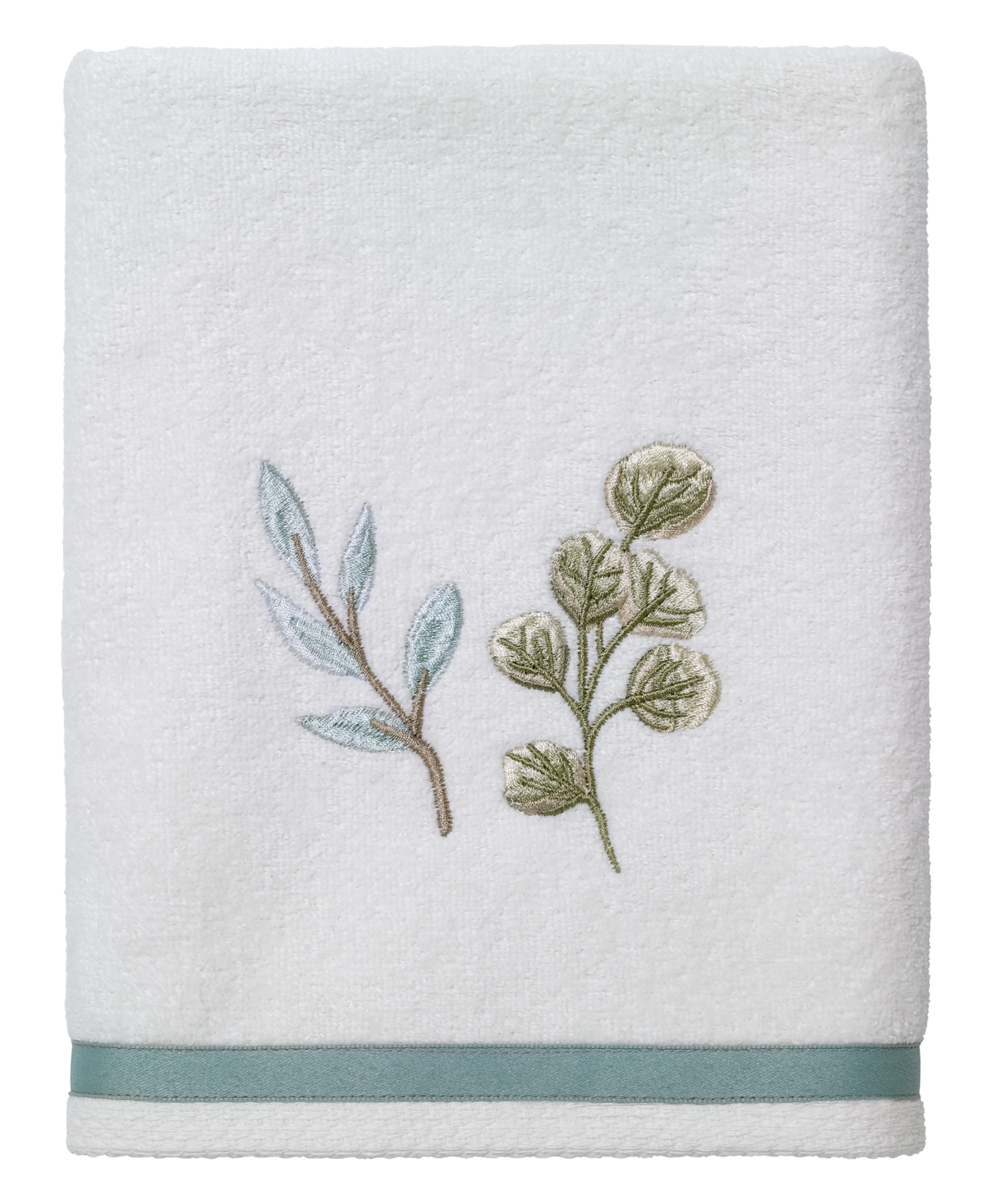 11068925 Avanti Ombre Leaves Hand Towel Bedding sku 11068925