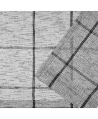 Rubin Sheer, Back Tab and Rod Pocket Single Curtain Panel