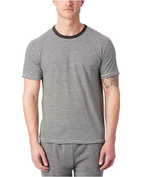 Alternative Apparel Men S Striped Crew T Shirt Reviews T