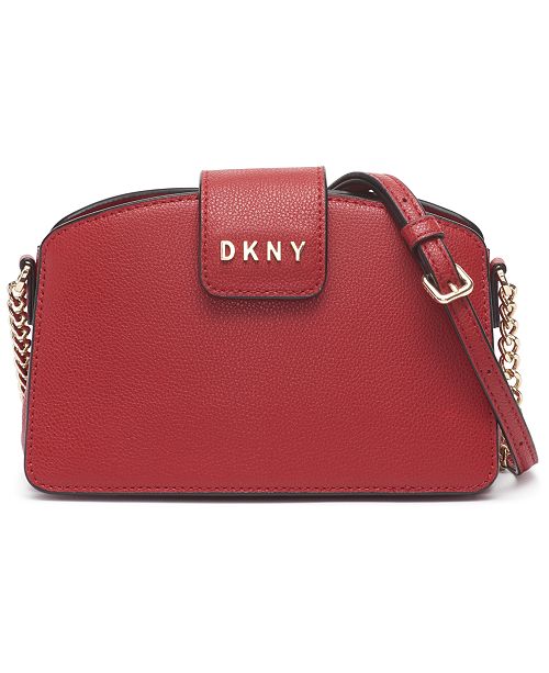 DKNY Clara Leather Chain Crossbody Bag & Reviews Handbags & Accessories Macy's