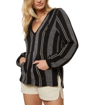 image of O-Neill Juniors- Campfire Striped Hoodie