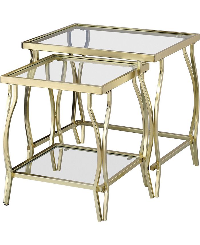 Furniture of America Janelle Contemporary Nesting End Table Macy's