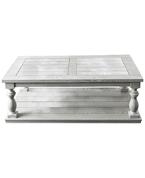 Furniture Of America Lynton Antique White Coffee Table Reviews