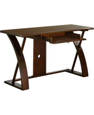 Barett Cherry Computer Desk - Macy's