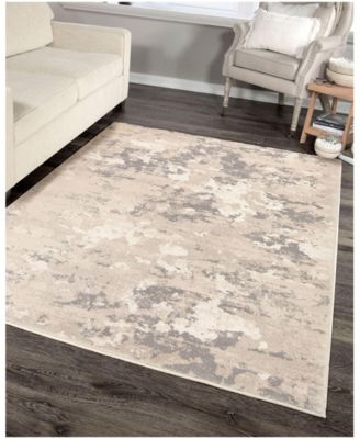 CLOSEOUT! Orian Illusions Wilfrid Neutral 6'7" x 9'6" Area Rug