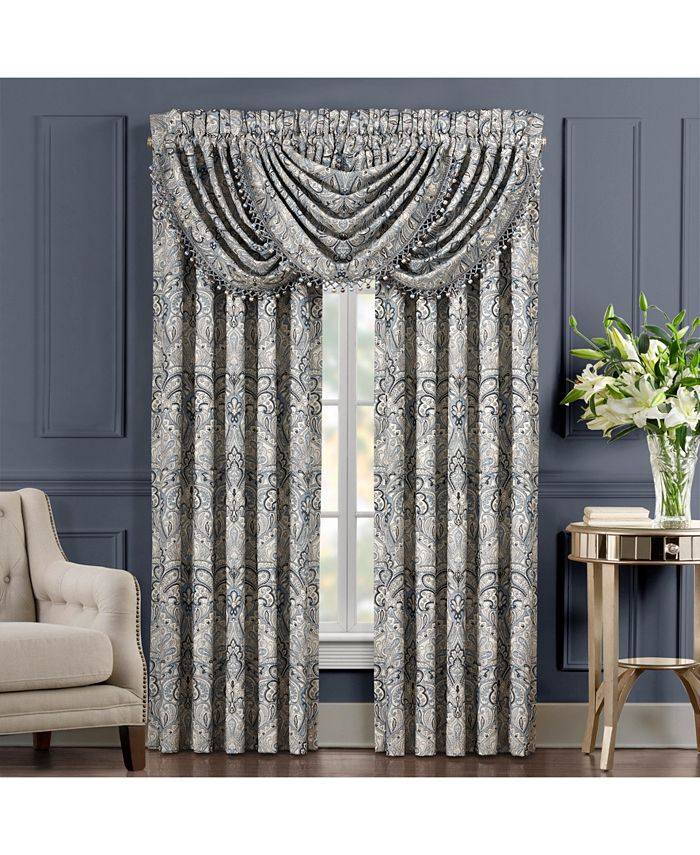 J Queen New York Alexis Waterfall Window Valance, 43" x 33" Macy's