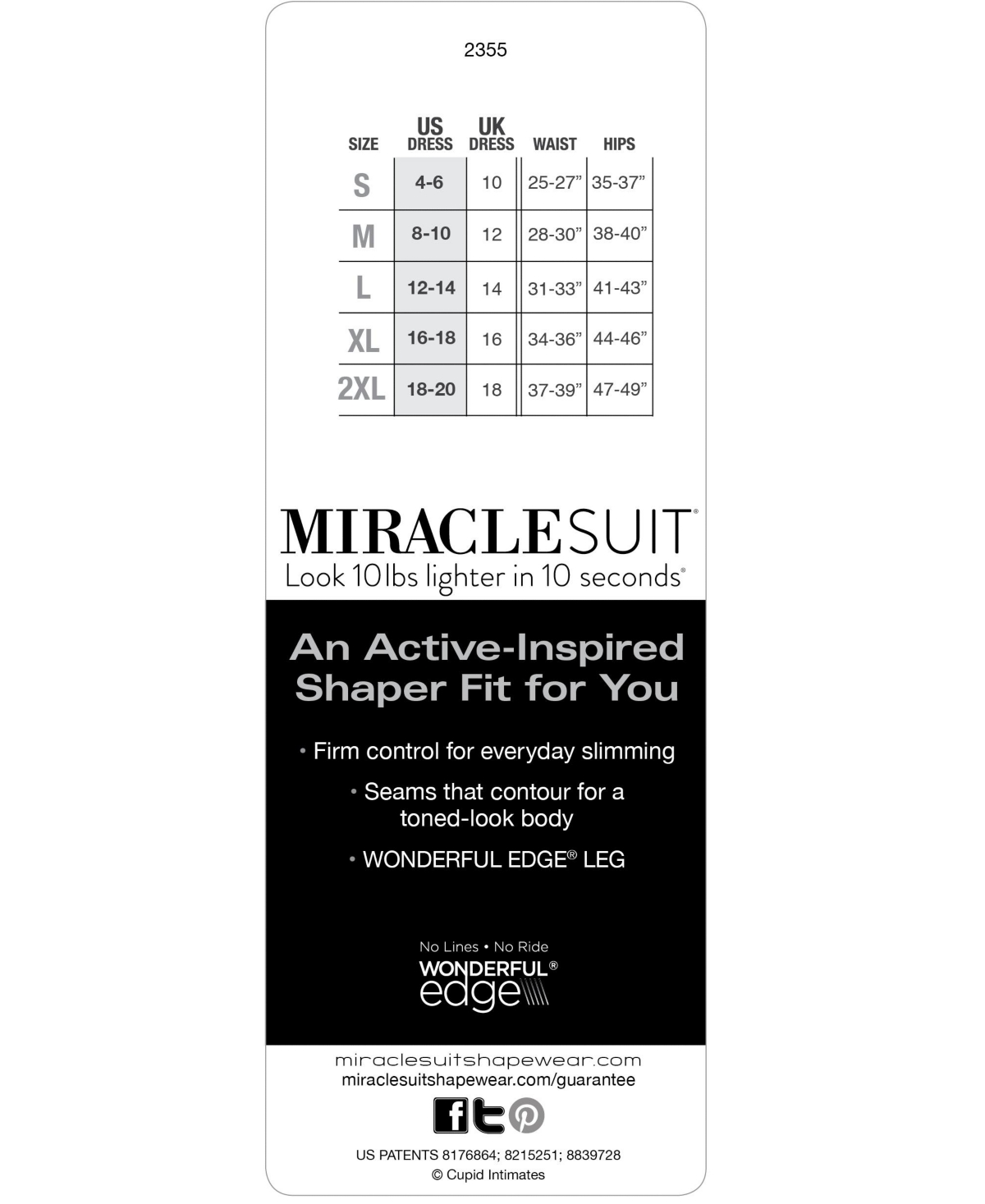 Miraclesuit Women's Fit & Firm High-Waist Shaping Brief 2355