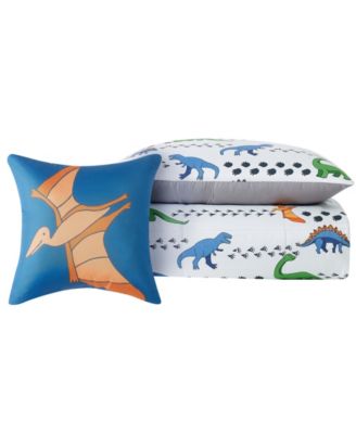 Kids Dino Tracks 3-Pc. Comforter Set, Full