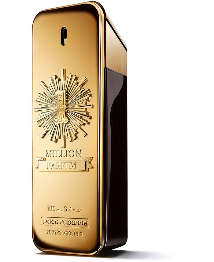 Paco Rabanne Men's 1 Million Parfum Spray, 3.4-oz. & Reviews - Perfume ...