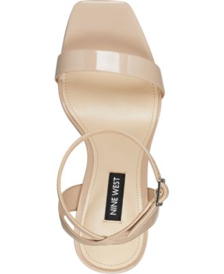 Women's Zadie Square Toe Stiletto Heel Dress Sandals