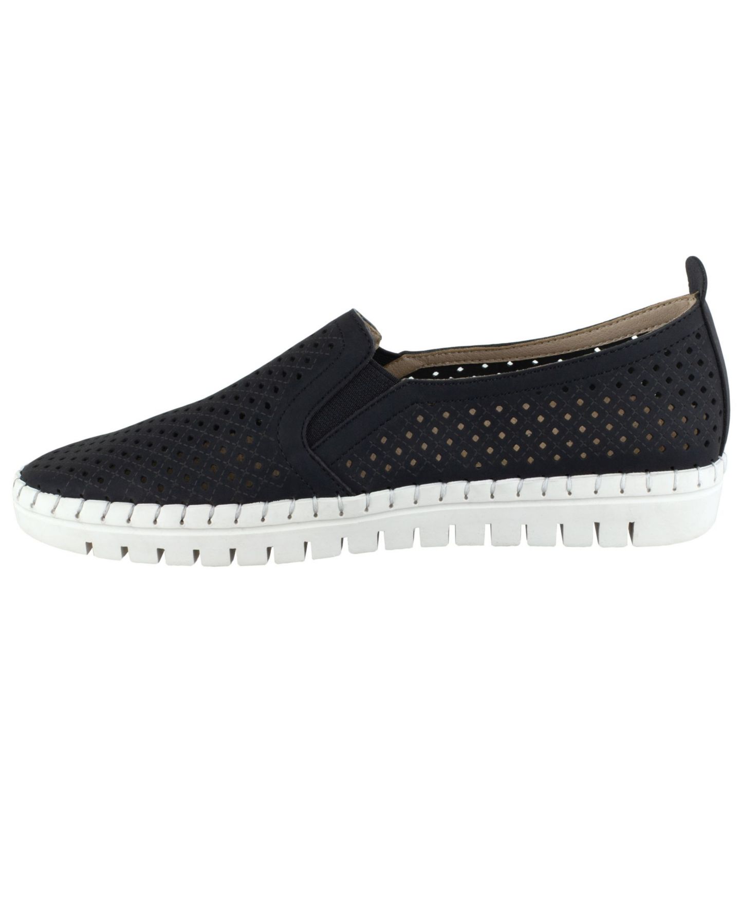 Женские кроссовки Easy Street Fresh Slip On, цвет: Чёрный — фото 6