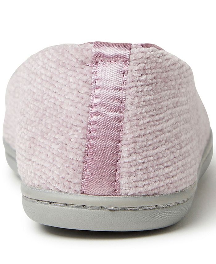 Dearfoams Women's Rebecca Chenille Closed Back Slippers Macy's
