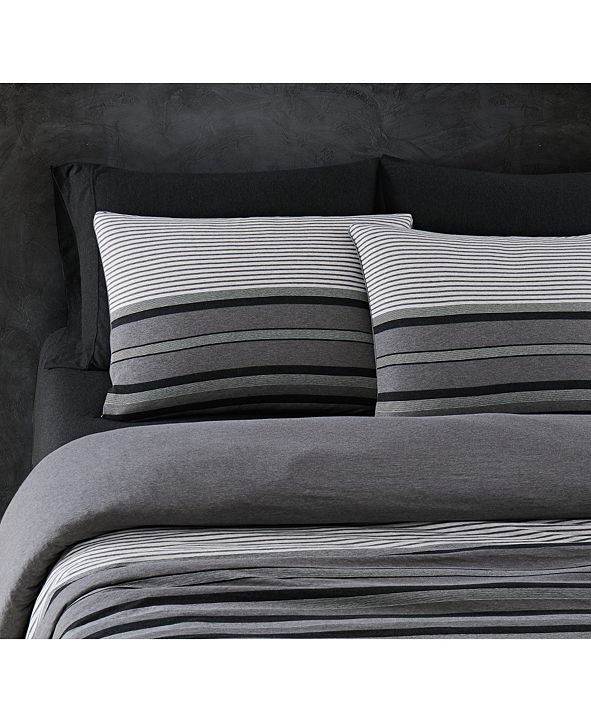 Sean John Knit Stripe Jersey Full/Queen Comforter Set & Reviews