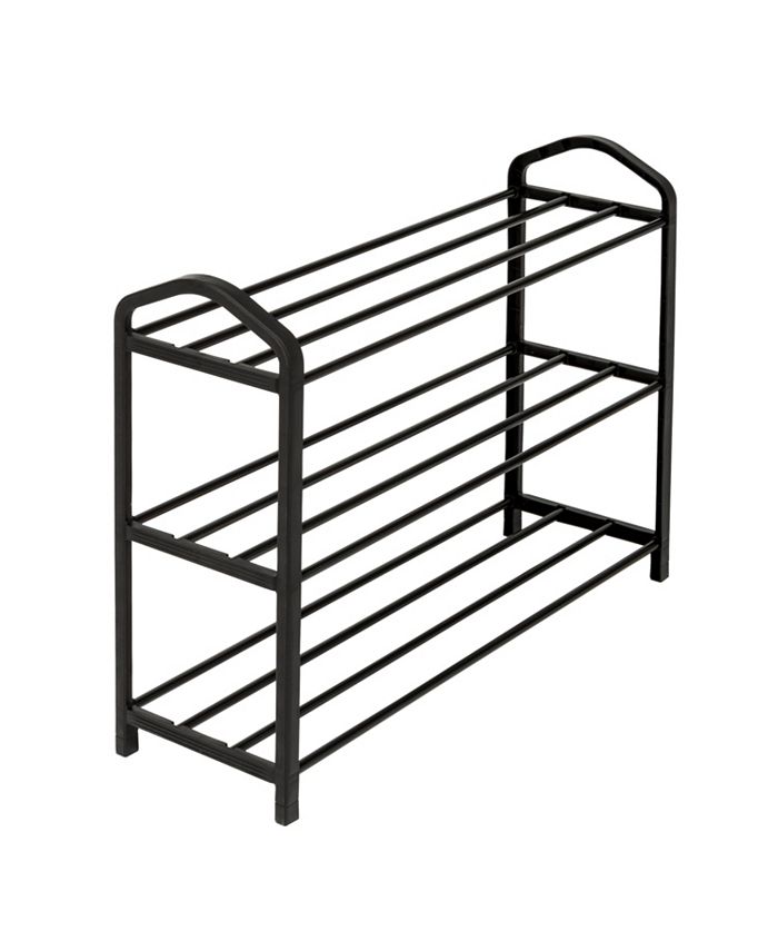 Honey Can Do 3Shelf Black Wire Shoe Rack Macy's
