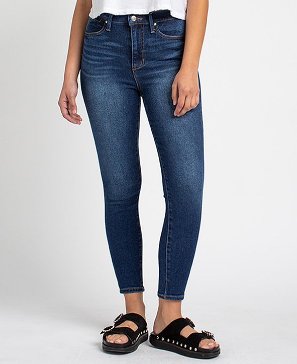 celebrity pink high rise ankle skinny