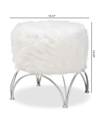 Celia Modern and Contemporary Upholstered Ottoman