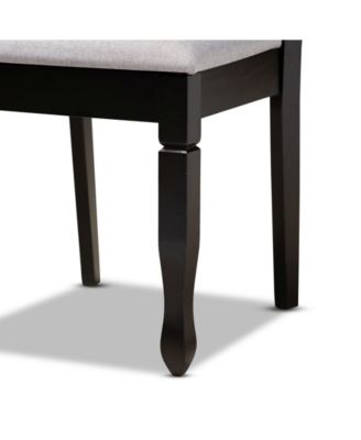 Reneau Transitional 2 Piece Dining Chair Set with Seat