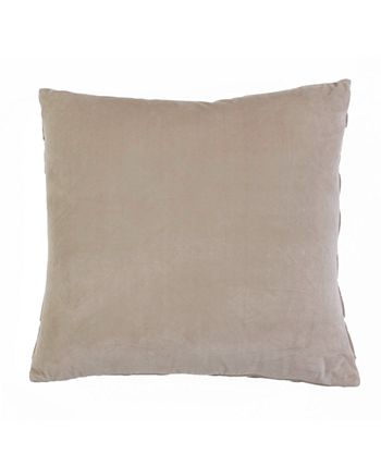 James pleated deals velvet pillow
