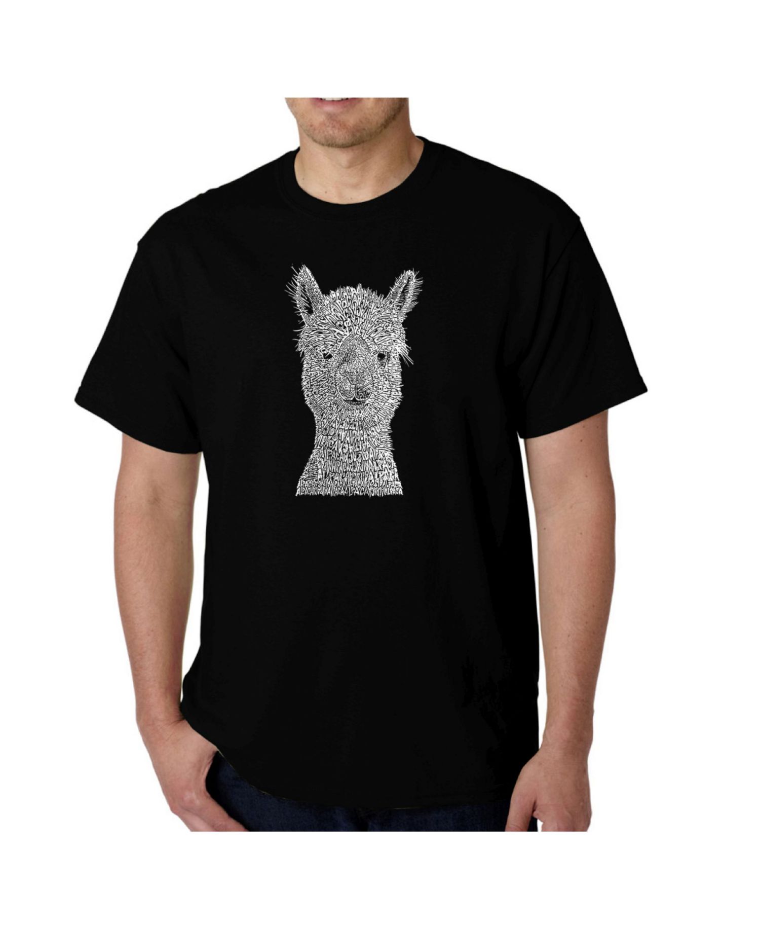 Men's Word Art - Alpaca T-Shirt