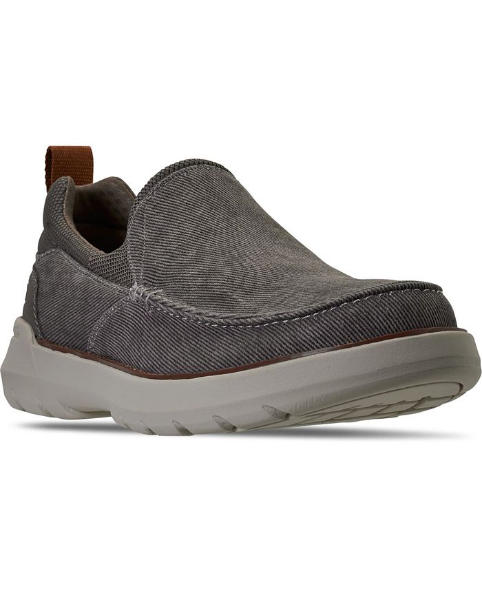 Skechers Men's Relaxed Fit Doveno Hangout Slip-on Casual Sneakers from ...