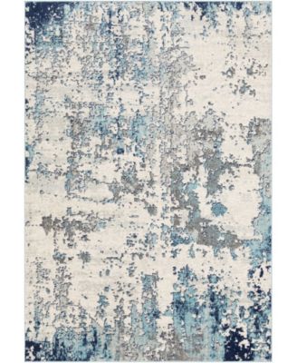 Photo 1 of Abbie & Allie Rugs Traver SUN-2300 Navy 2'7" x 12' Runner Area Rug