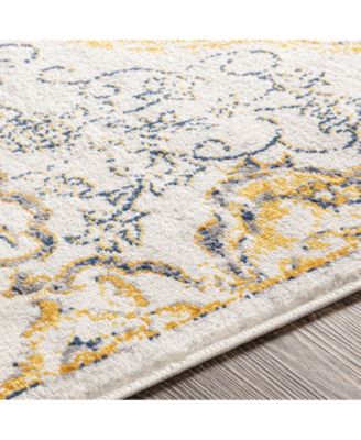 Floransa FSA-2325 Yellow Area Rug