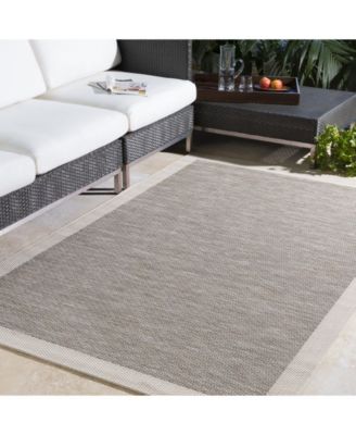 Santa Cruz STZ-6002 Taupe 5'3" x 7'7" Outdoor Area Rug