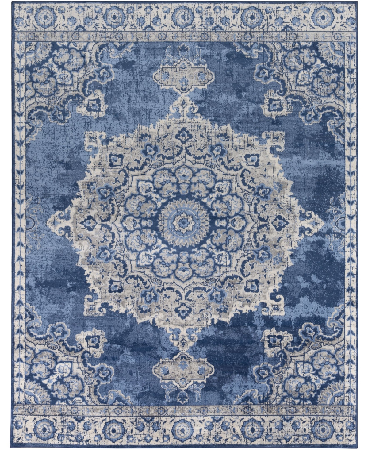 Surya Monaco Moc-2300 7'10in x 10'3in Area Rug - Azure