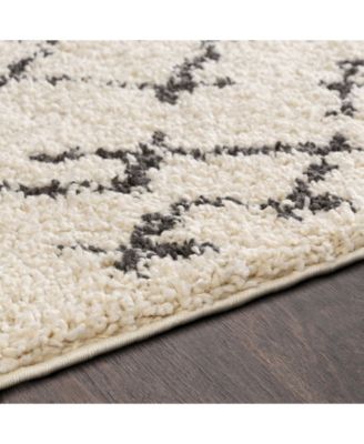 Berber Shag BBE-2301 Charcoal Area Rug