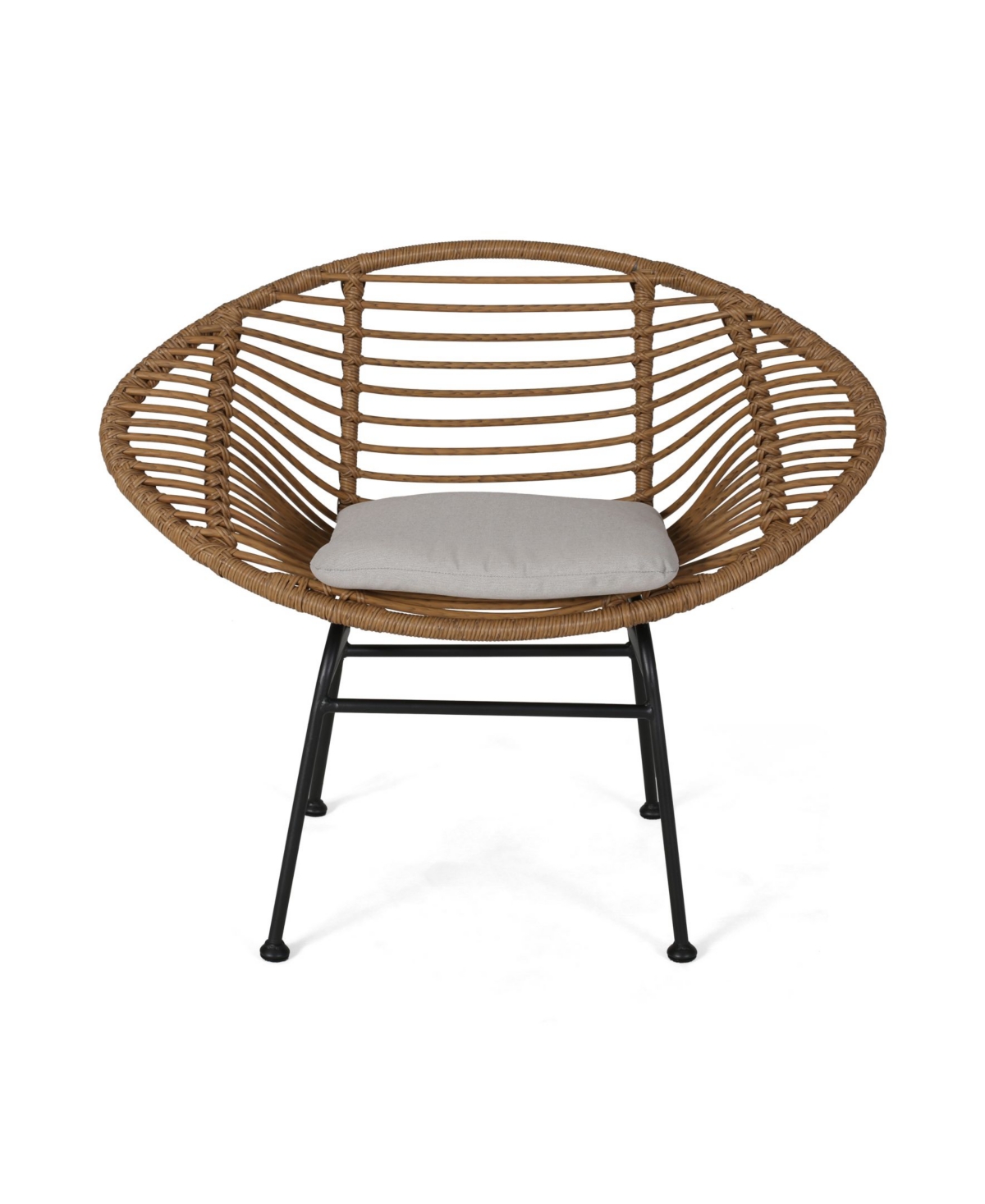Noble House San Antonio Outdoor Chairs with Cushions, Set of 2