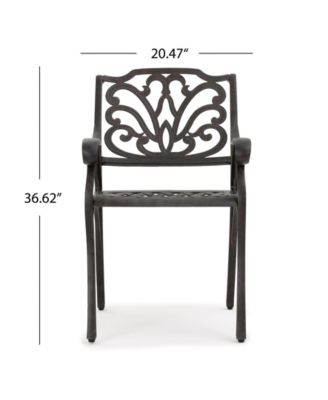 Alfresco Outdoor Cast Dining Chairs, Set of 2