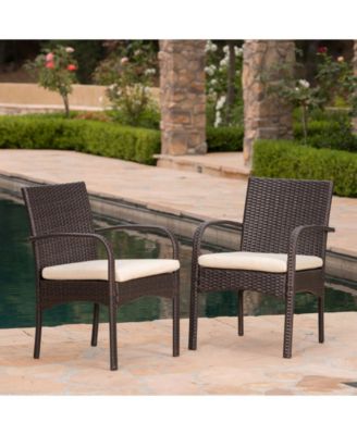 Rosario Outdoor Dining Chairs, Set of 2