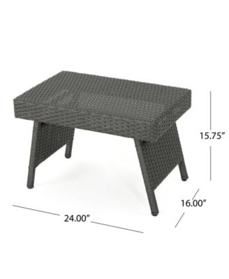 Anthony Outdoor Folding Side Table