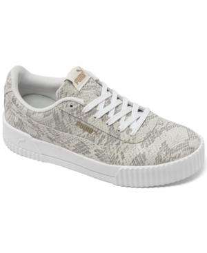 image of Puma Women-s Carina Snake Lux Casual Sneakers from Finish Line