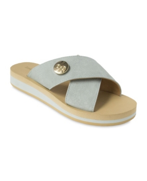 Lindsay Phillips Lotus Crisscross Wedge Slide Sandal Women's Shoes