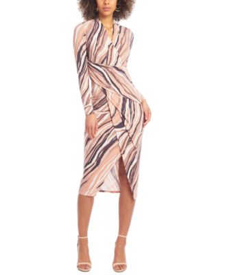 rachel roy faux wrap dress