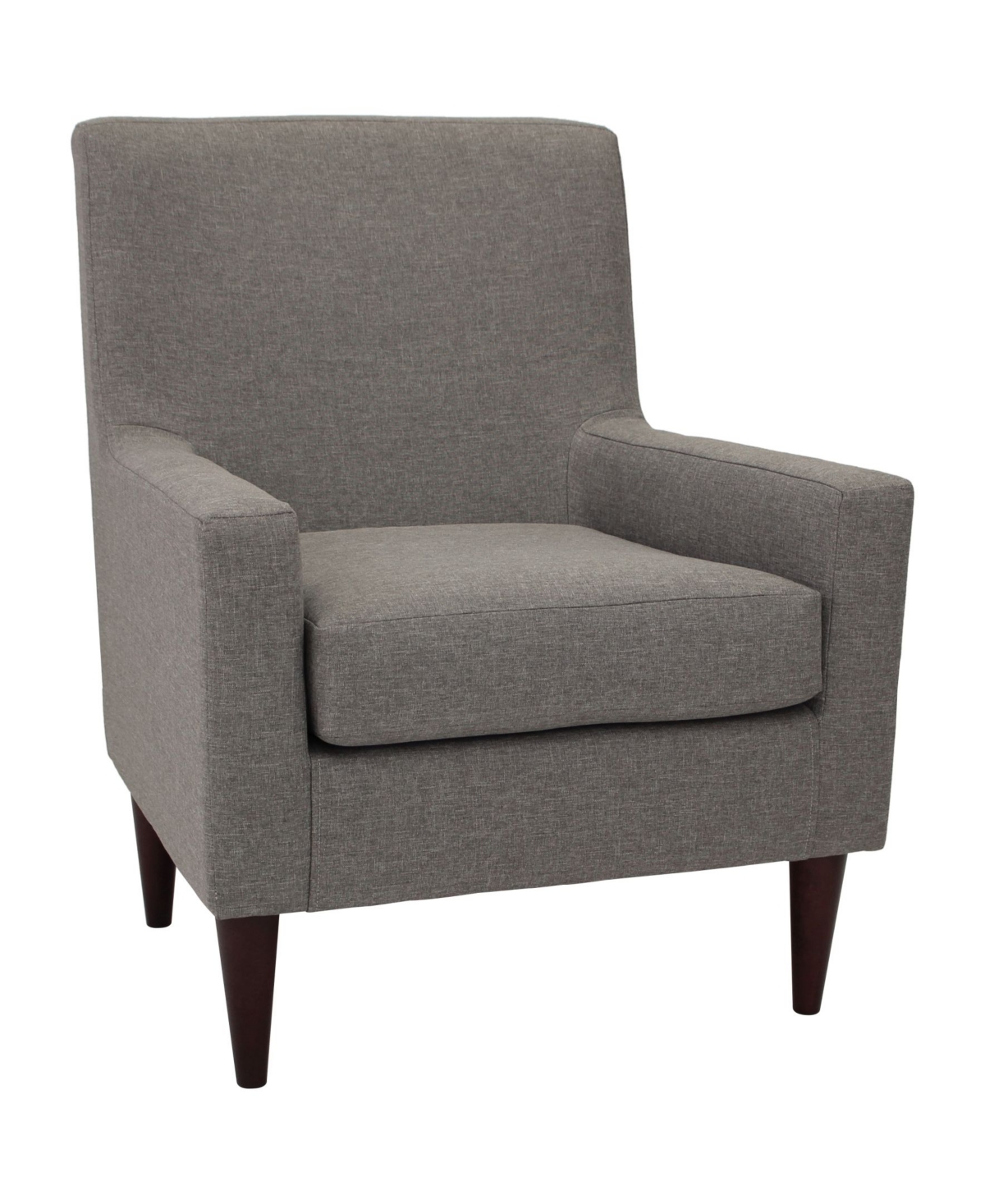 Foxhill Trading Emma Armed Chair In Gray