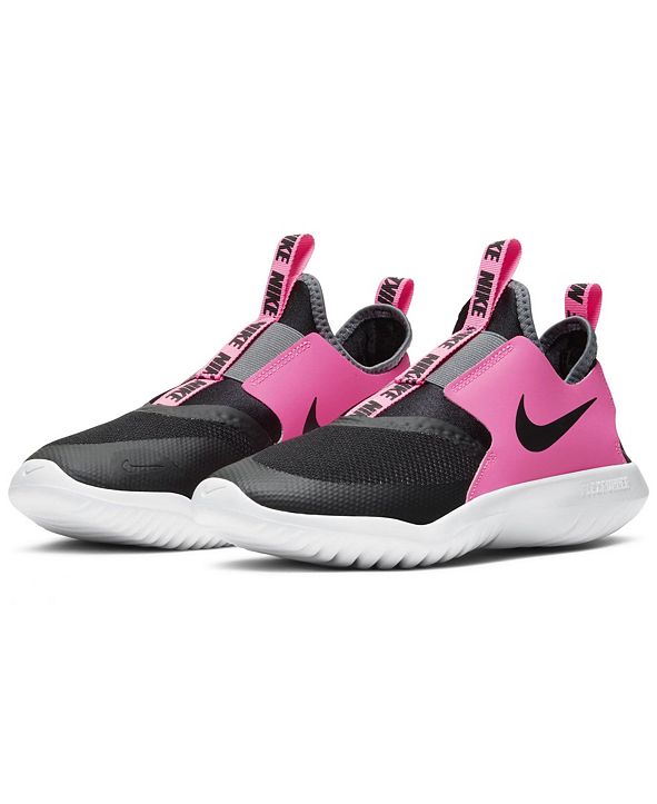 Nike Big Girls Flex Runner Slip-On Athletic Sneakers from Finish Line ...