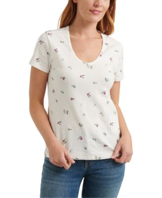 macys lucky brand plus size tops