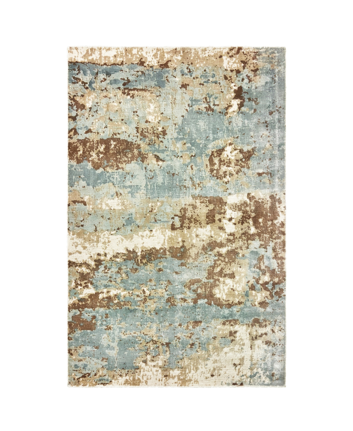 Oriental Weavers Formations FOR01 Blue 8' x 10' Area Rug