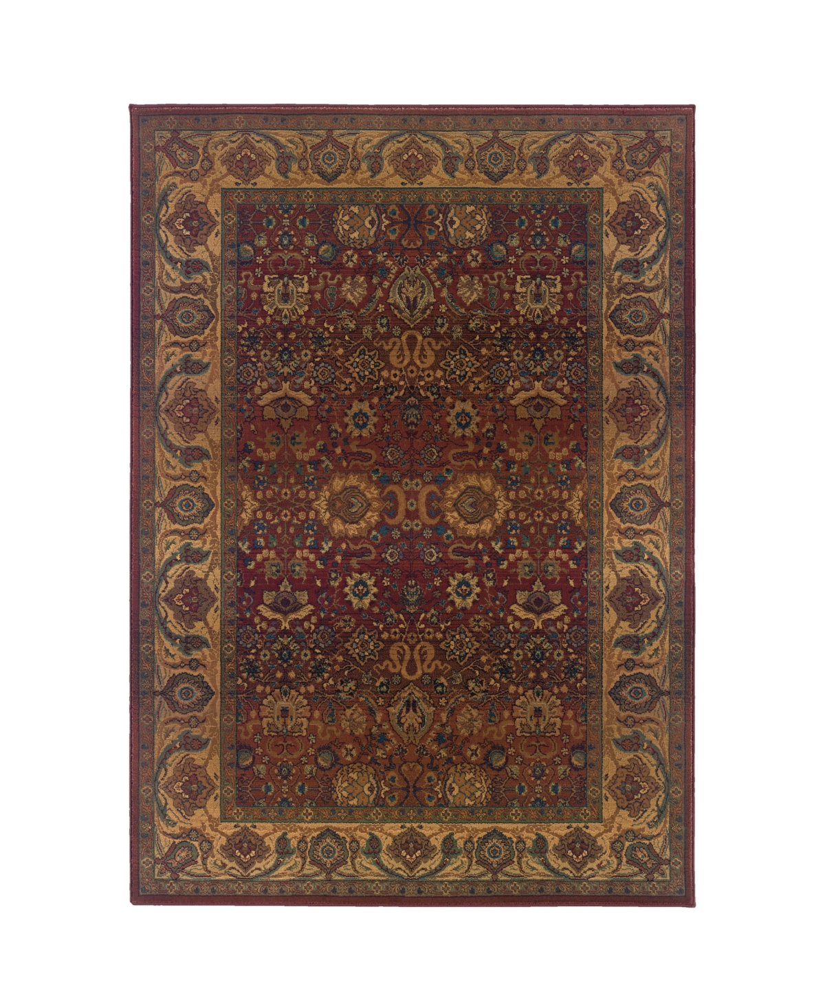 Jhb Design Kismet KIS01 4' x 5'9in Area Rug - Red