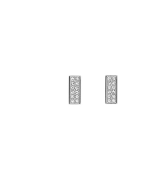 image of Tommy Hilfiger Women-s Silver-Tone Stainless Steel Stud Earrings