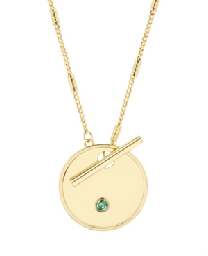 image of brook & york Grace Birthstone Toggle Necklace