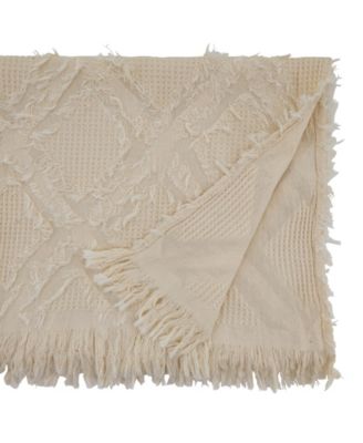 Fringe Waffle Weave Runner